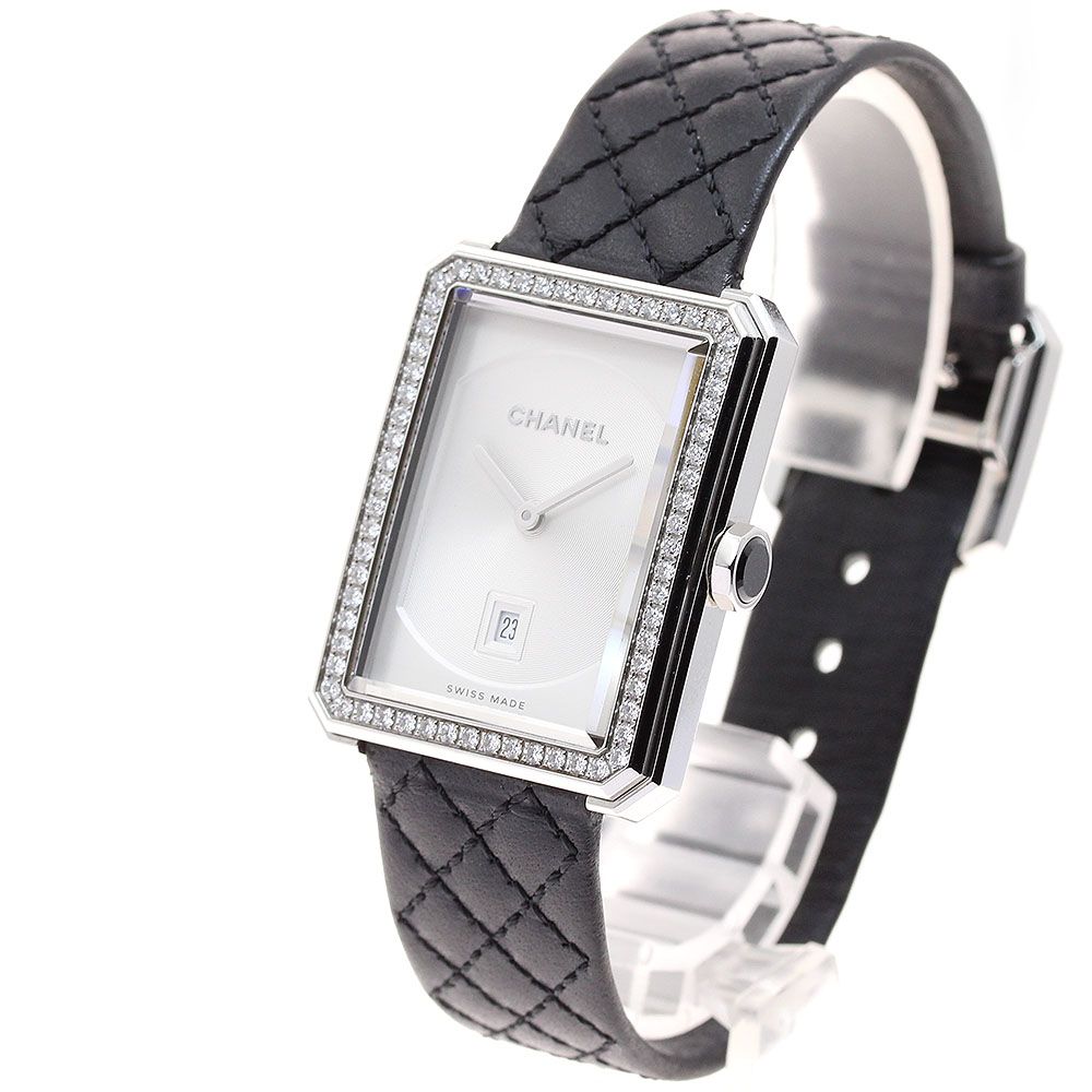 シャネル CHANEL H6402 ボーイフレンド デイト ダイヤベゼル クォーツ レディース 保証書付き_919243 ボーイフレンド H6402｜ボーイフレンド - ボーイフレンド｜レディース