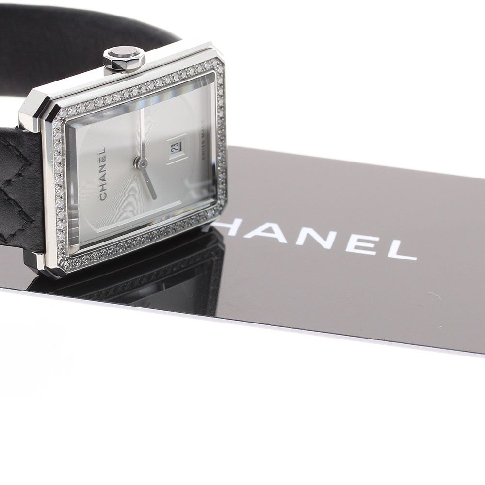 シャネル CHANEL H6402 ボーイフレンド デイト ダイヤベゼル クォーツ レディース 保証書付き_919243 シャネル CHANEL H6402 ボーイフレンド デイト ダイヤベゼル クォーツ