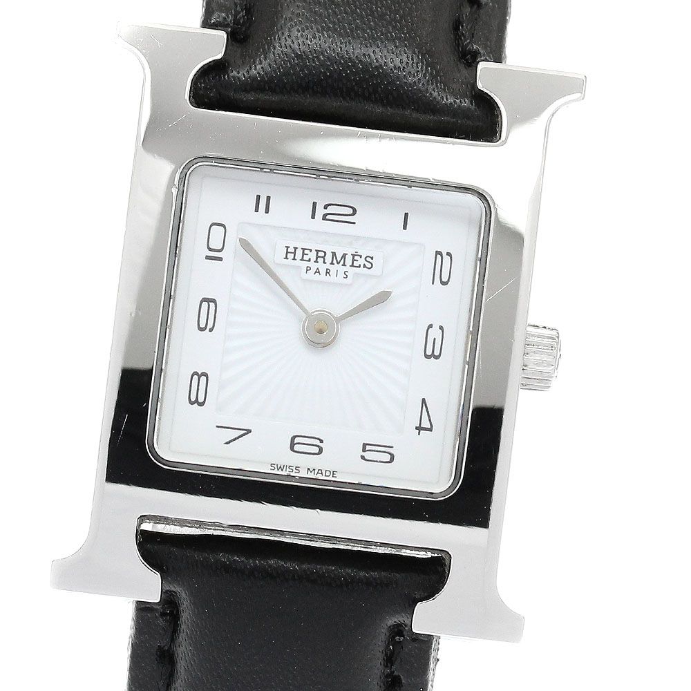 エルメス HERMES HH 1 210 Hウォッチ クォーツ レディース内箱 保証書付き_921624