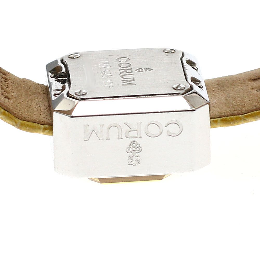  コルム CORUM 137 425 47 シュガーキューブ ダイヤベゼル クォーツ レディース_922571 腕時計(クォーツ) 腕時計(アナログ)