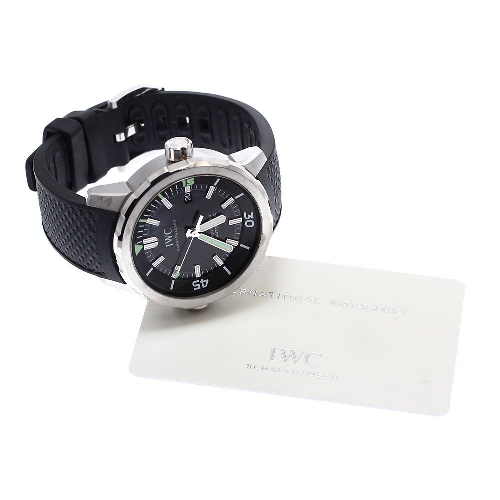IWC IWC SCHAFFHAUSEN IW329001 アクアタイマー デイト 自動巻き 