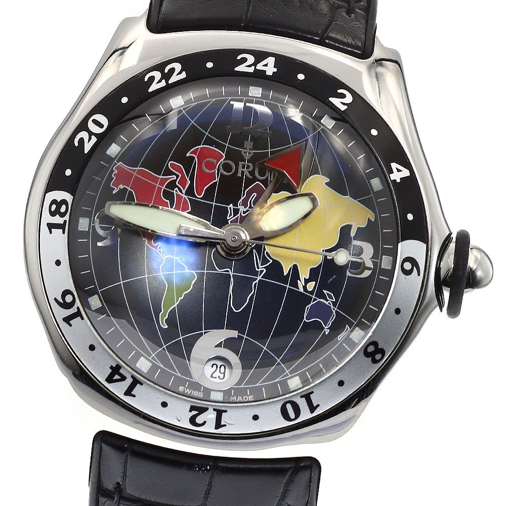 コルム CORUM 383.250.20 バブル GMT デイト 自動巻き メンズ保証書付き_922579