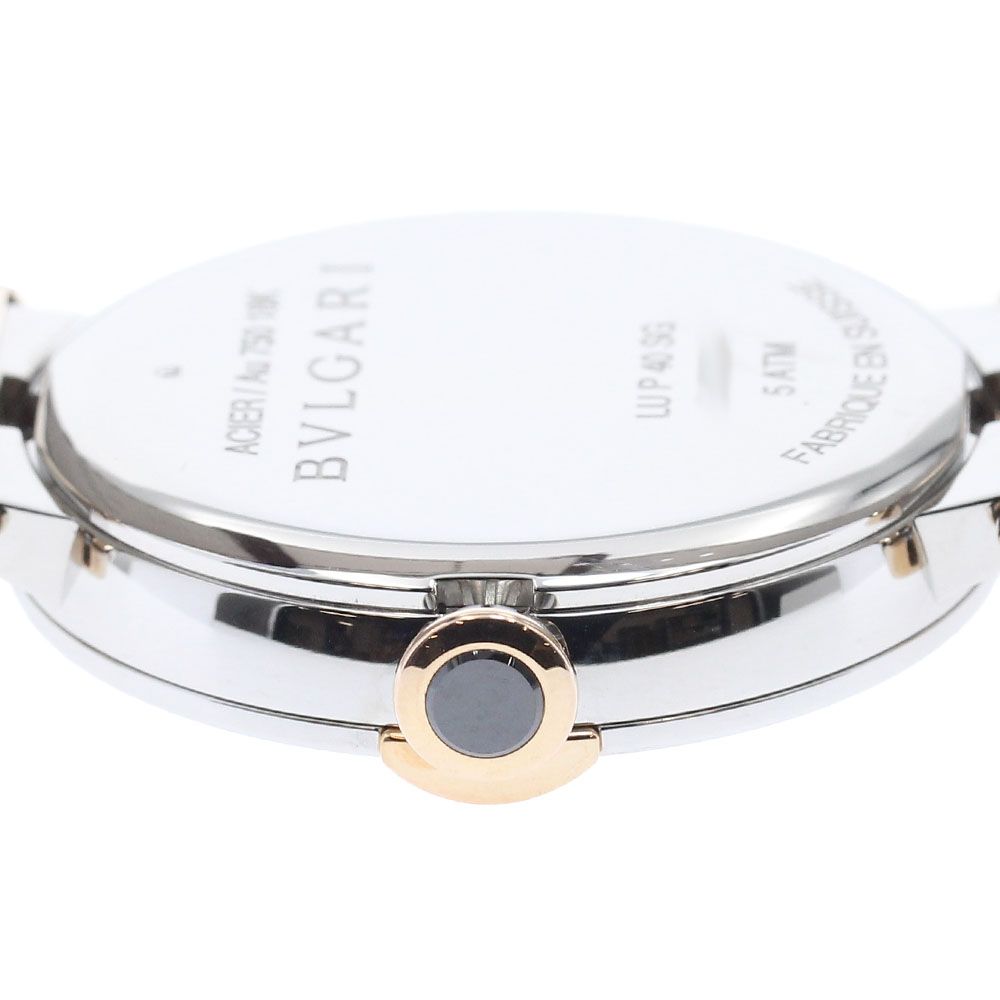 ブルガリ BVLGARI LU40C6SSPGLD ルチェア デイト 自動巻き メンズ美品