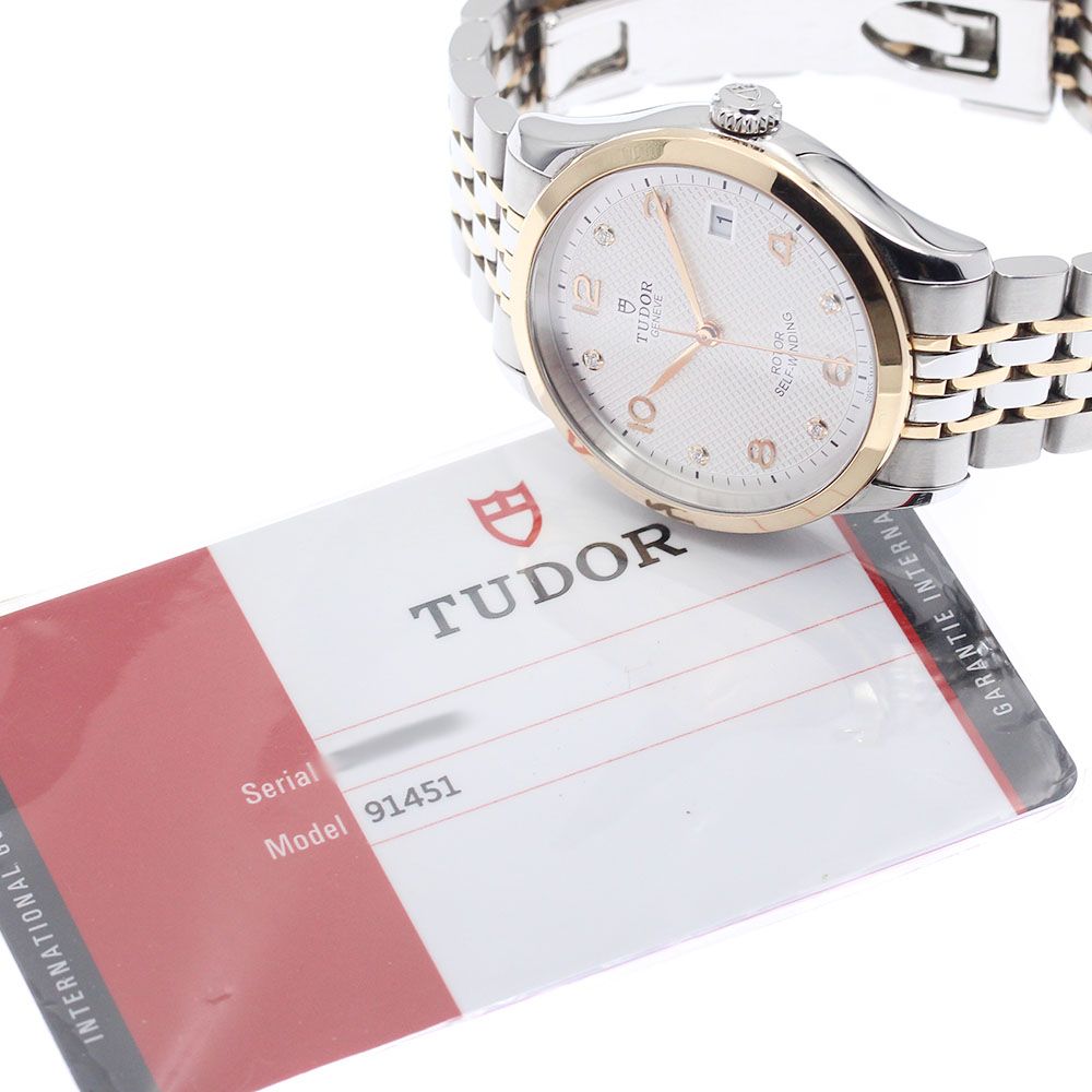 チュードル TUDOR 91451 1926 デイト 自動巻き メンズ保証書付き_