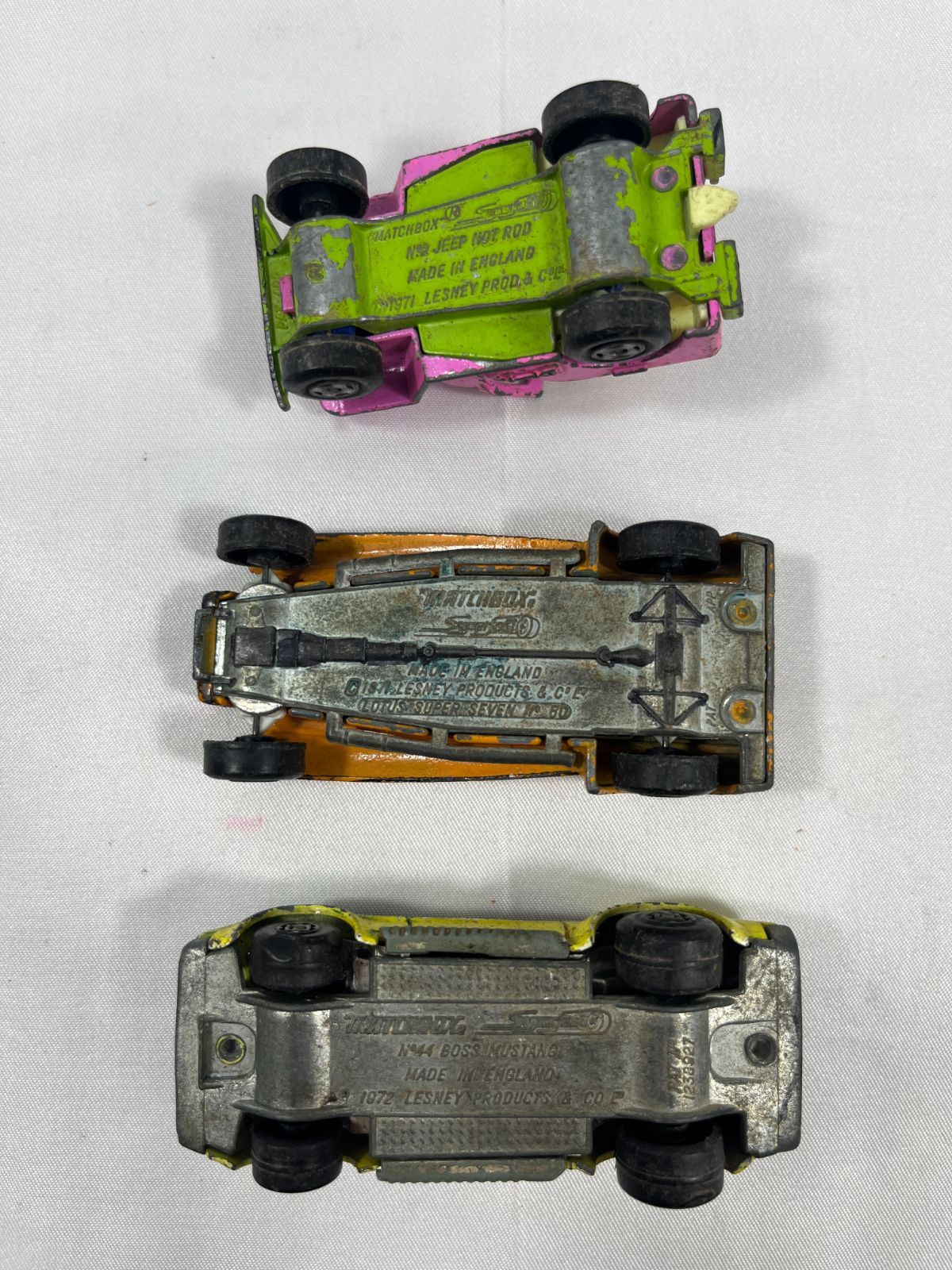 LESNEY Superfast MATCHBOX アンティーク ミニカー 3点セット ジープ