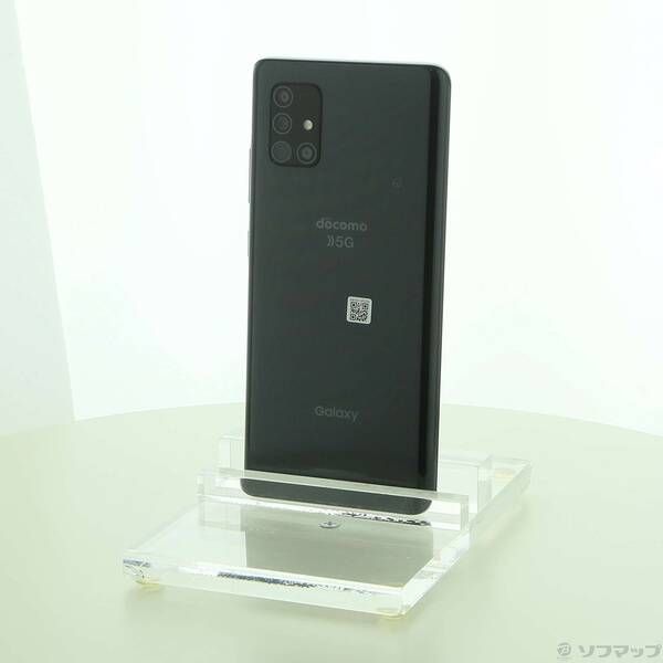 中古品〕 GALAXY A51 5G 128GB プリズムブリックスブラック SC-54A