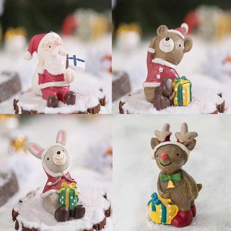 クリスマス飾り　置物　二点セットで　飾り物　インテリア iikuru クリスマス 飾り 8点セット christmas 飾り付け ミニ オブジェ