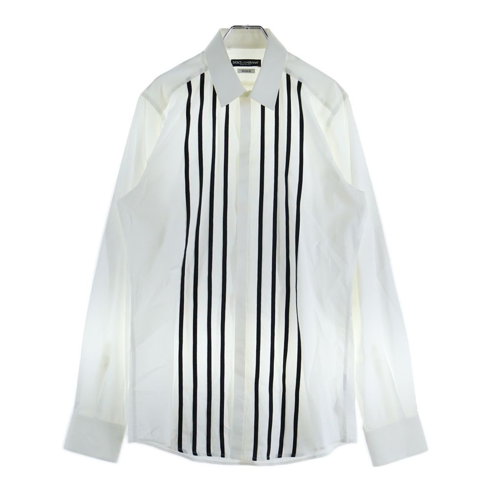 DOLCE & GABBANA (ドルチェアンドガッバーナ) ストライプ柄 長袖シャツ