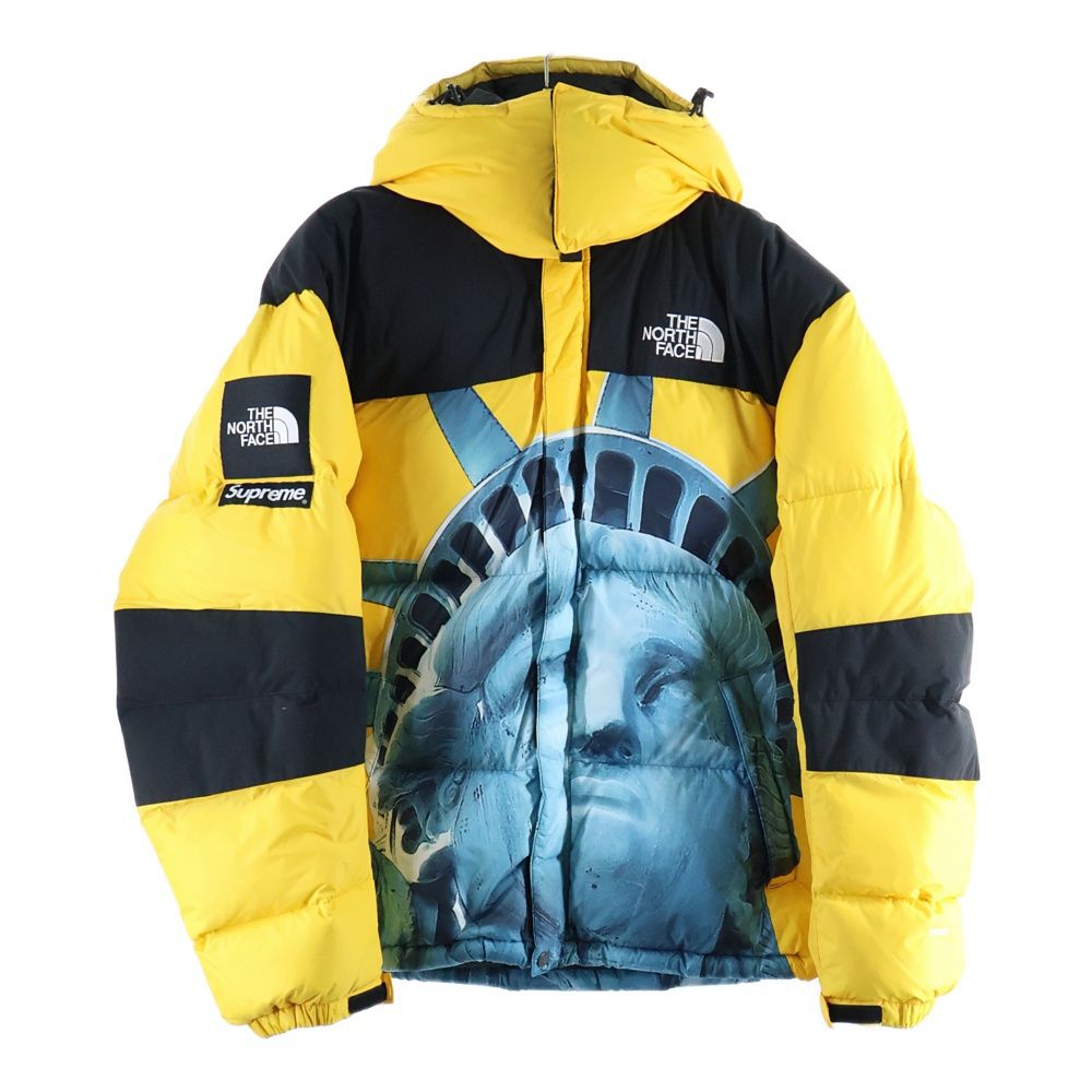 SUPREME シュプリーム 19 AW ×THE NORTH FACE Statue of Liberty Baltoro Jacket ノースフェイス スタチューオブリバティー 自由の女神 バルトロ ダウンジャケット イエロー