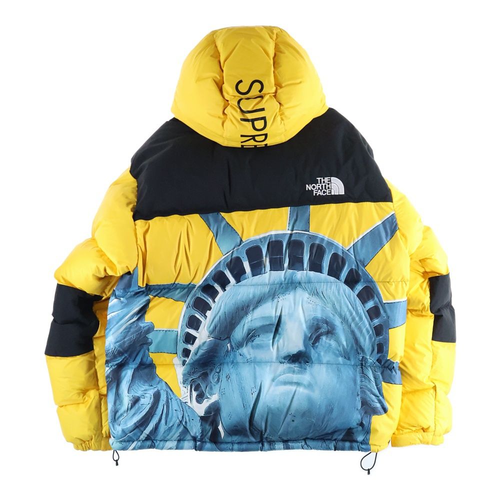 SUPREME シュプリーム 19 AW ×THE NORTH FACE Statue of Liberty Baltoro Jacket ノースフェイス スタチューオブリバティー 自由の女神 バルトロ ダウンジャケット イエロー
