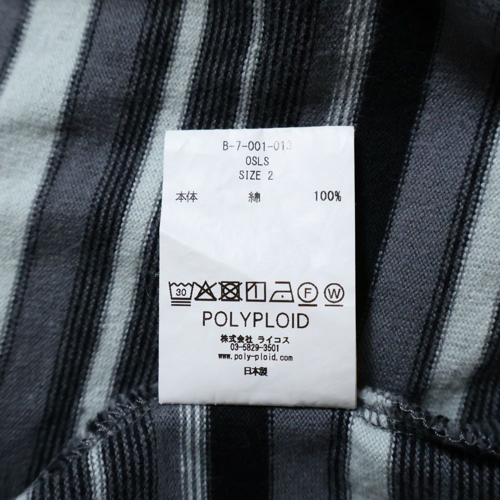 POLYPLOID (ポリプロイド) OVERSIZE LONGSLEEVE B マルチカラー