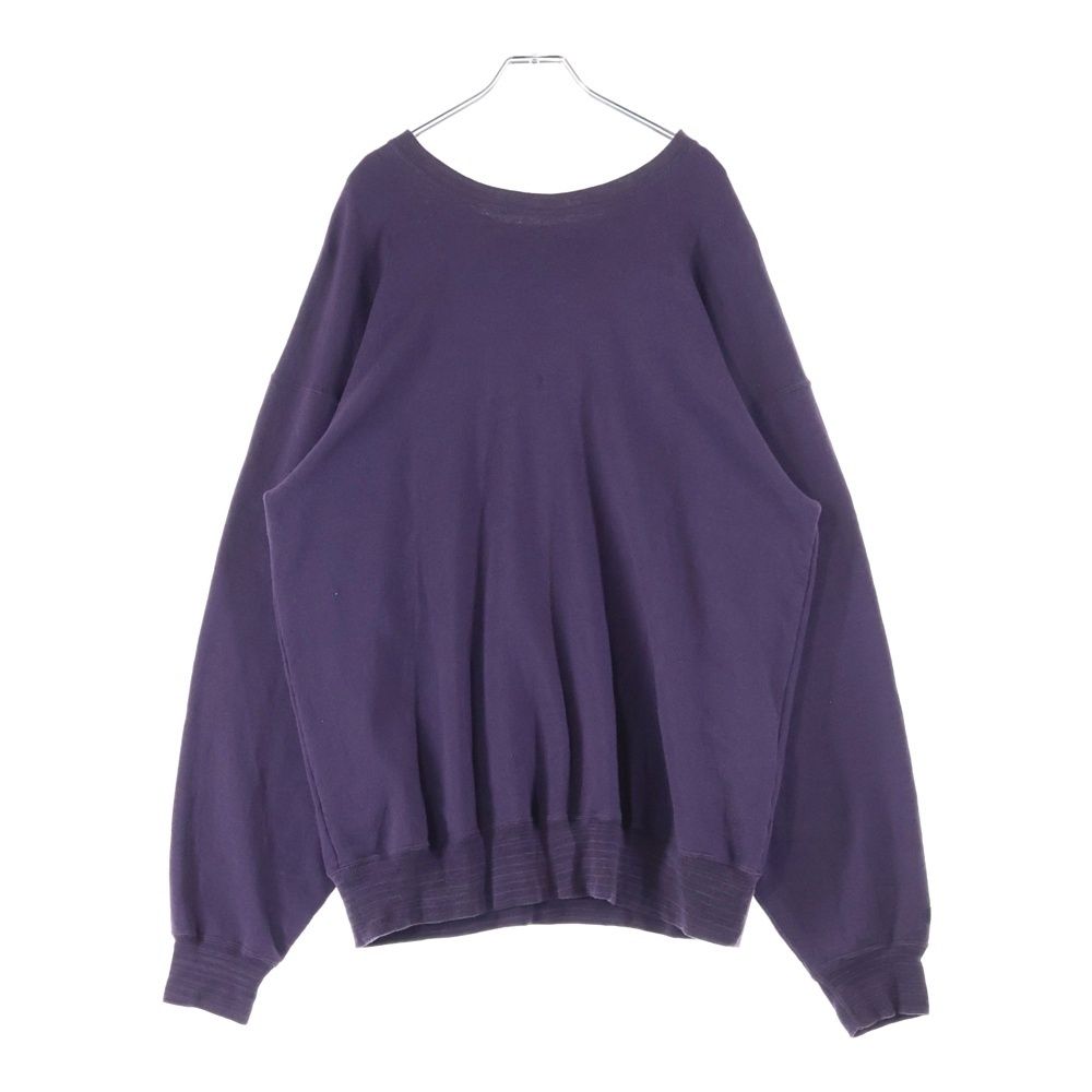 ナイスネス S. MAN Silk Sweatshirt Pull Over シルククルーネックスウェット プルオーバー パープル NN-3001 J 15