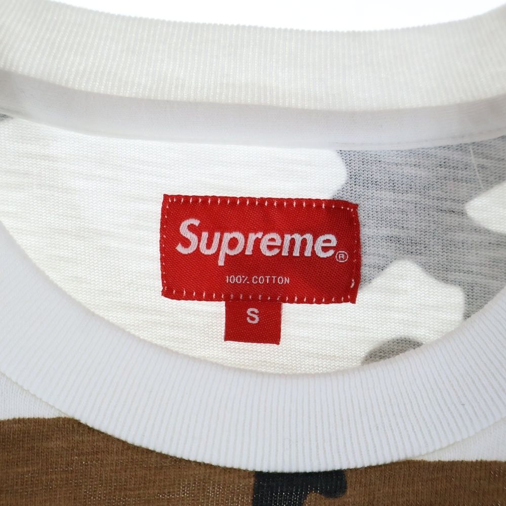 SUPREME (シュプリーム) 16AW Pocket Tee Camo カモフラ柄 1ポケット