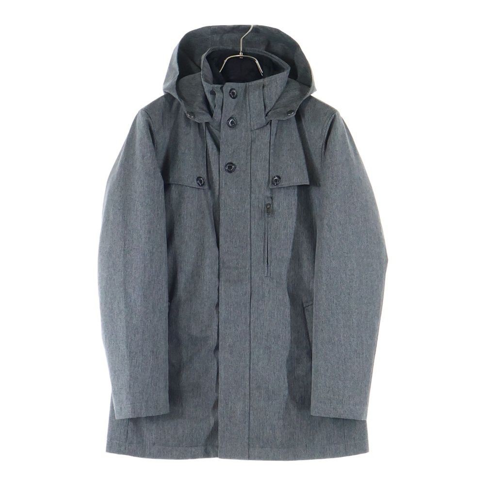 MICHEL KLEIN ミッシェルクラン マルチポケット ジップアップ 中綿ダウンジャケット グレー MINUAA 20600