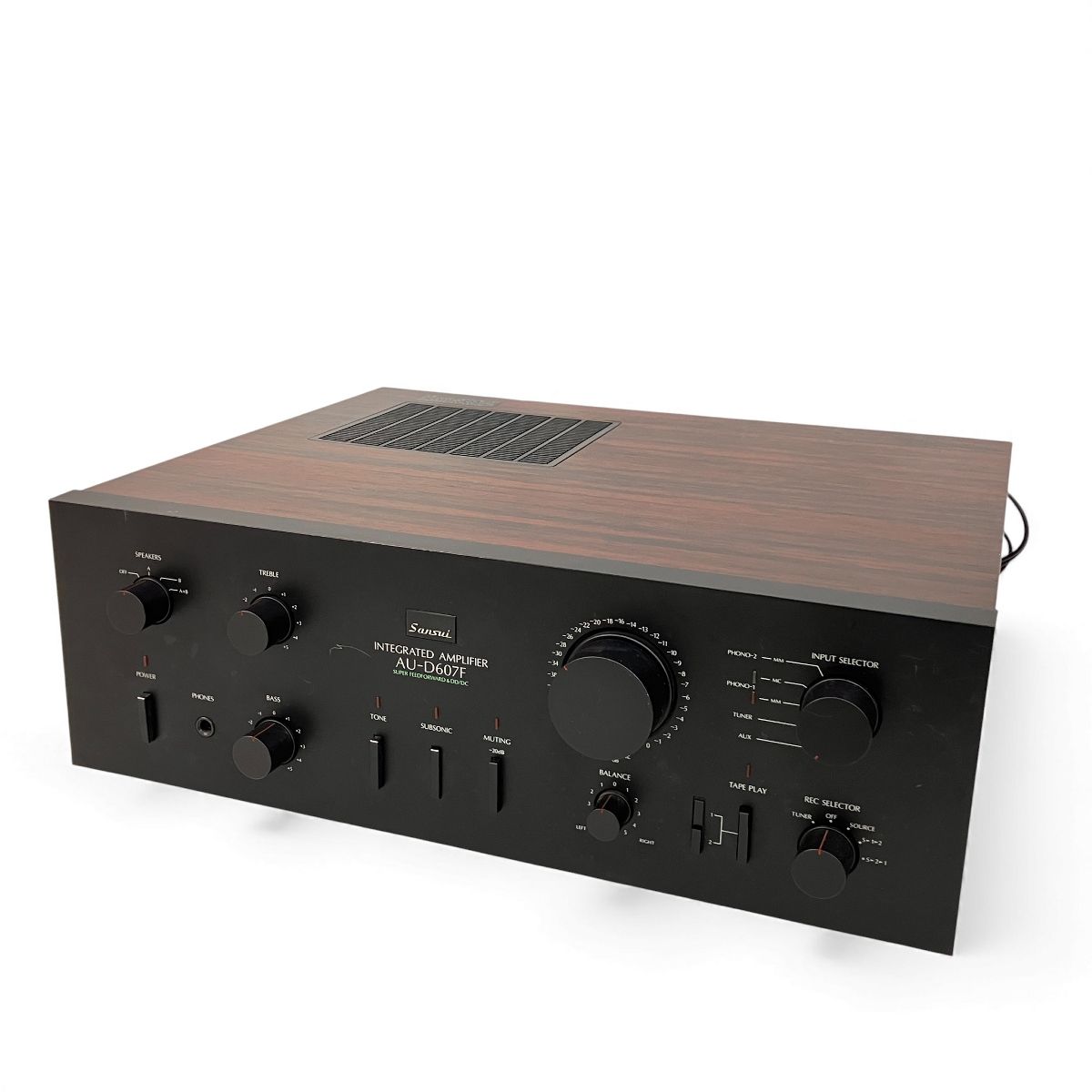 SANSUI AU-607F プリメインアンプ 音響機材 オーディオ 山水電気