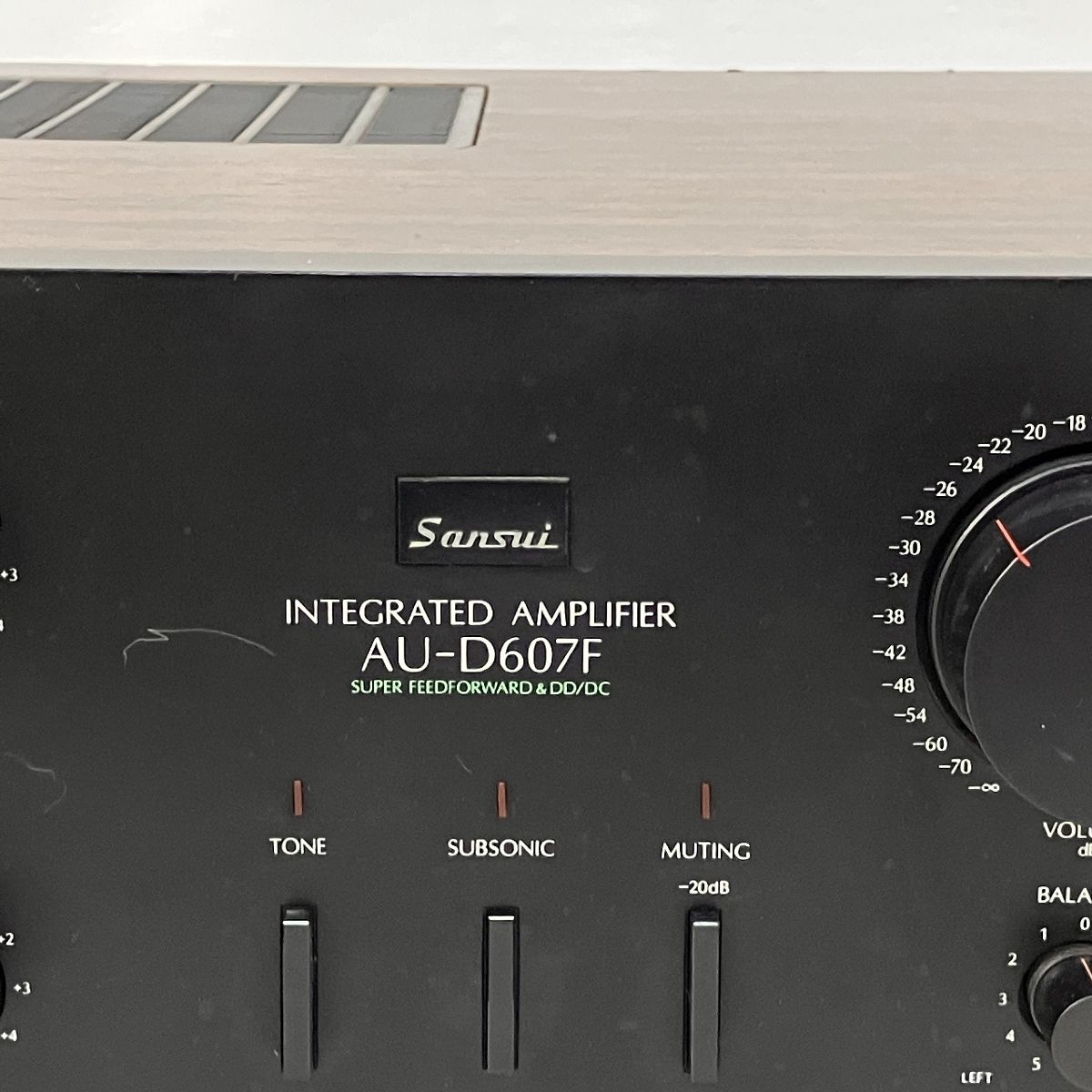 SANSUI AU-607F プリメインアンプ 音響機材 オーディオ 山水電気