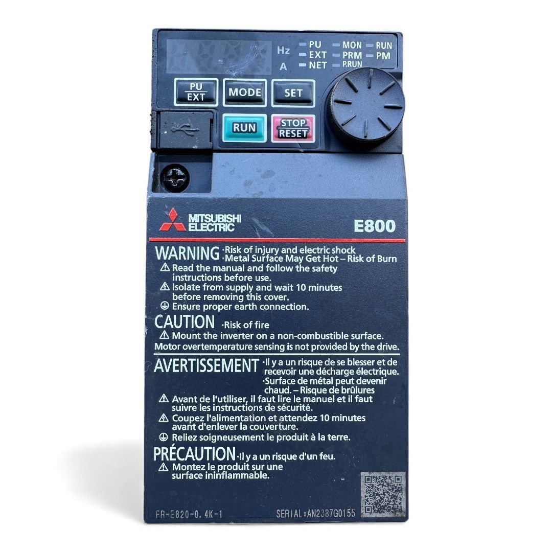 三菱電機(MITSUBISHI) FR-E820-0.4K-1 インバータ 三菱電機製 三菱電機(MITSUBISHI) FR-E820-0.4K-1 インバータ 三菱電機製