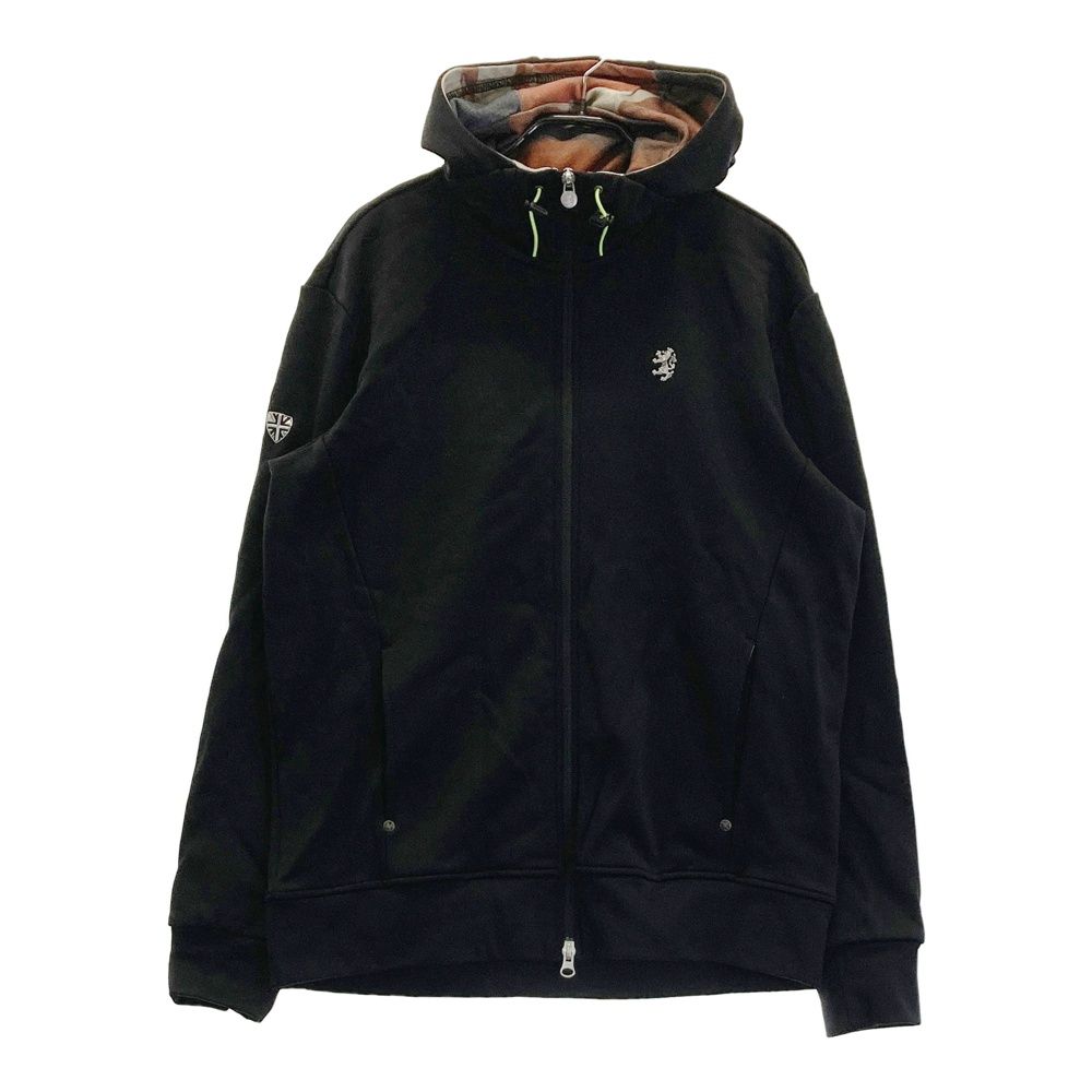【専用】新品【アドミラルゴルフ】パーカー ゴルフウェア トップス ブラック サイズ：L ADMIRAL アドミラル 蓄熱 フード付 長袖ジップパーカー
