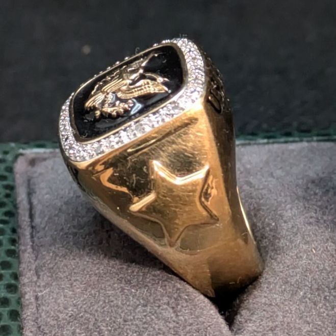 1976年 米国 Balfour社製 スターリングシルバー925 アーミーリング