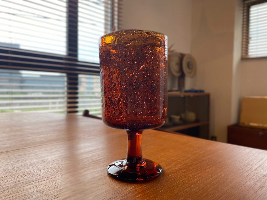 Erik Hoglund エリック ホグラン フラワーベース アンバー BODA 1950-1960s ヴィンテージ Erik Hoglund(エリック・ホグラン) Boda(ボダ