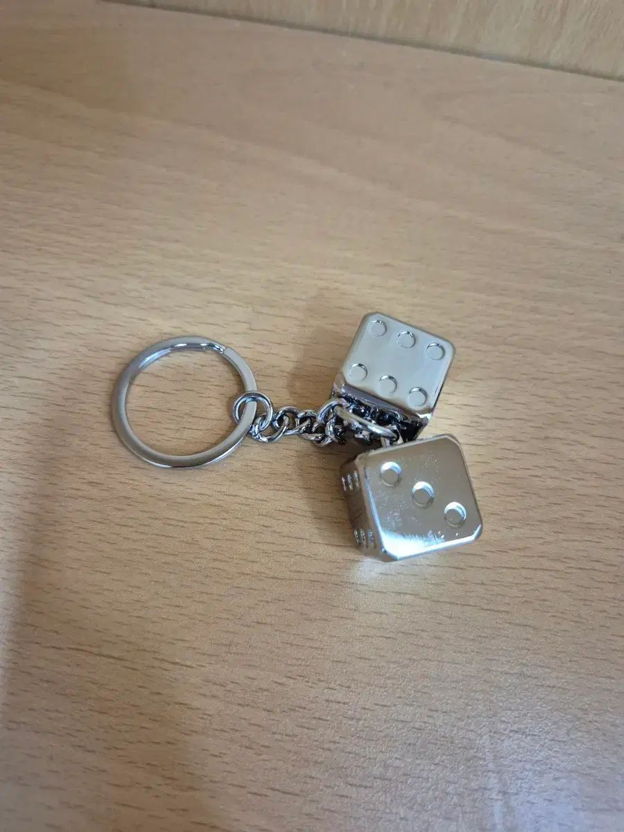 STUSSY メタル DICE キーチェーン シルバー キーホルダー