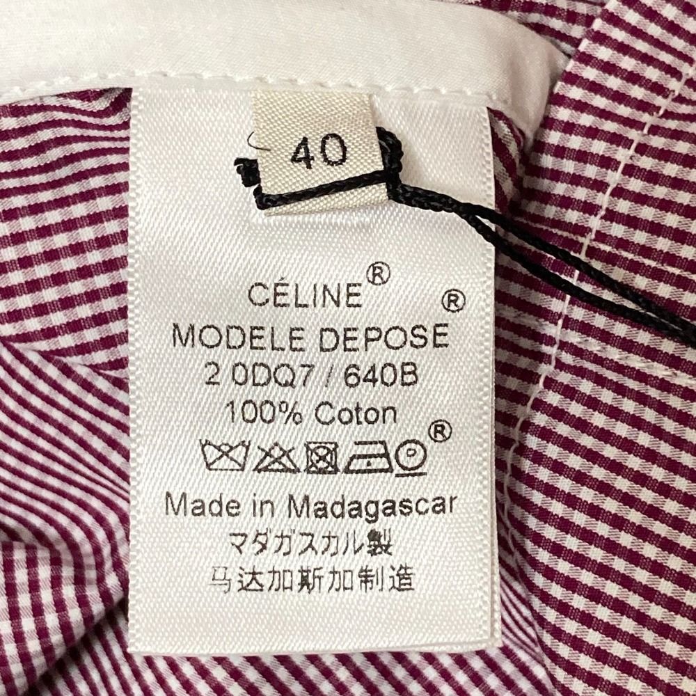 未使用 CELINE セリーヌ フィービー期 ギンガムチェックワンピース