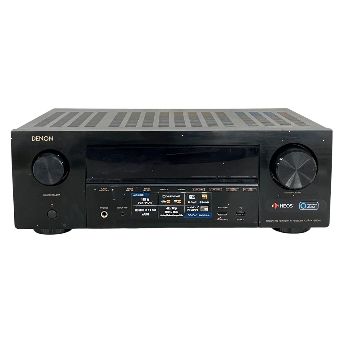 DENON AVR-X1600H AVアンプ デノン サラウンドレシーバー 音響機材