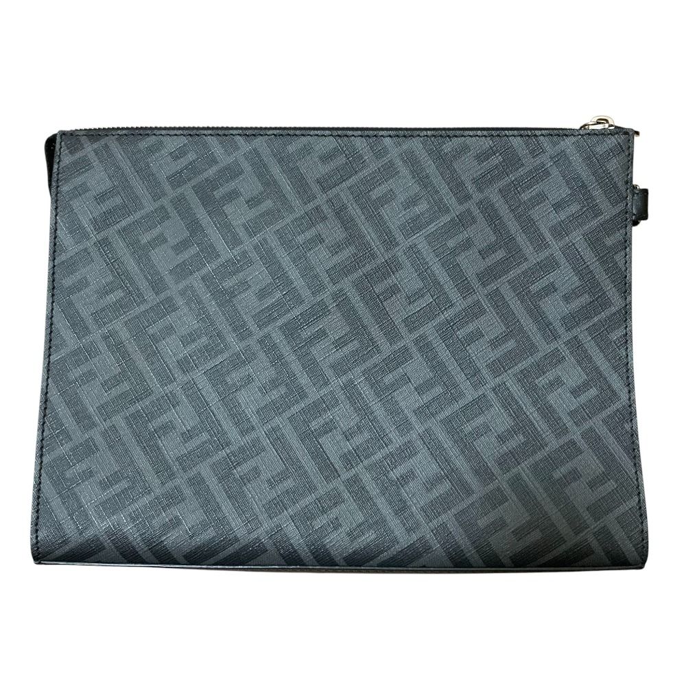 美品 FENDI フェンディ ダイアゴナル ズッカ柄 クラッチバッグ 7VA491