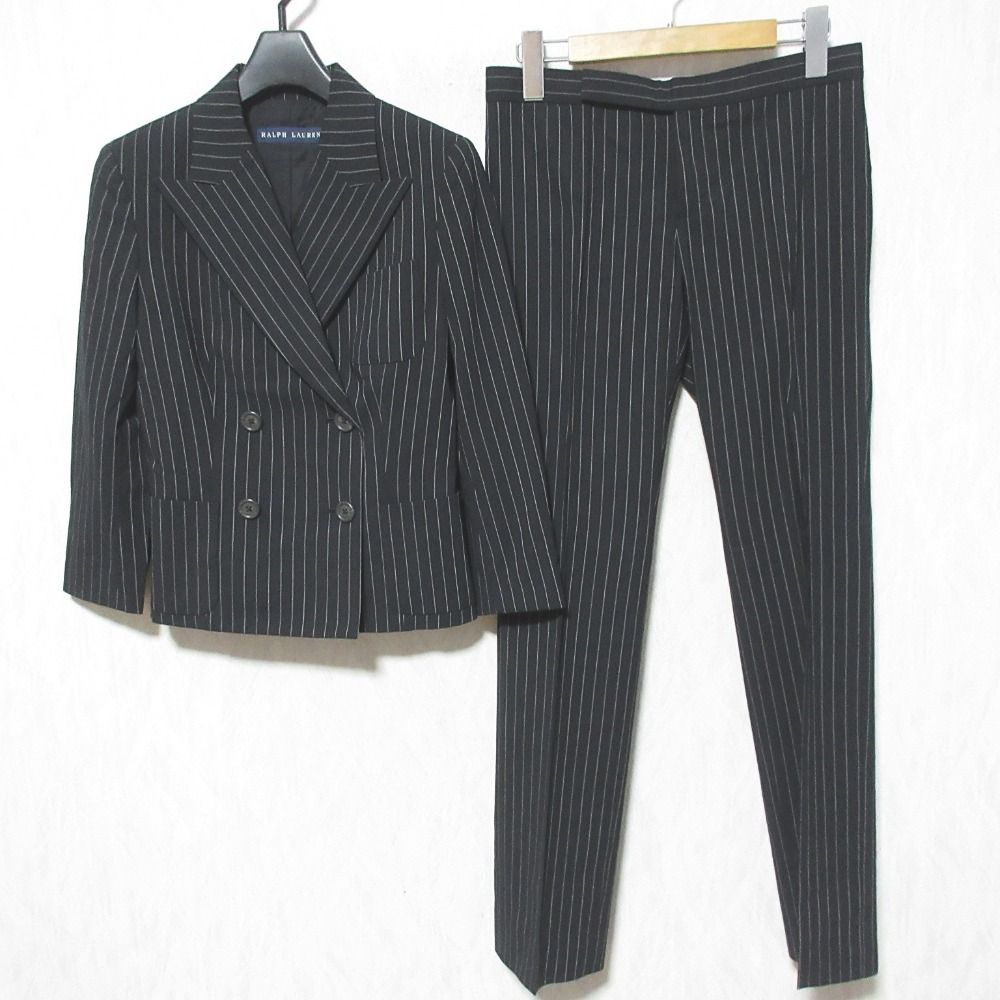 美品 RALPH LAUREN ラルフローレン ダブルジャケット スラックスパンツ