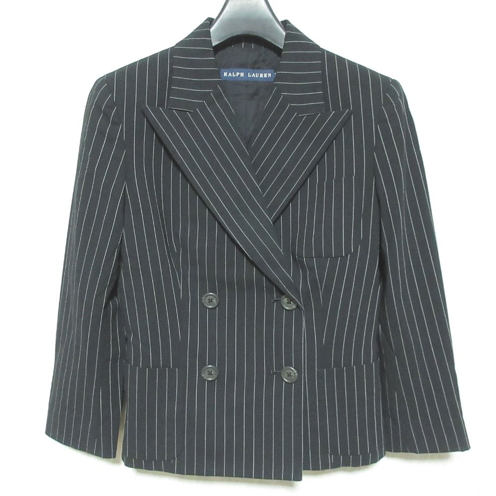 美品 RALPH LAUREN ラルフローレン ダブルジャケット スラックスパンツ