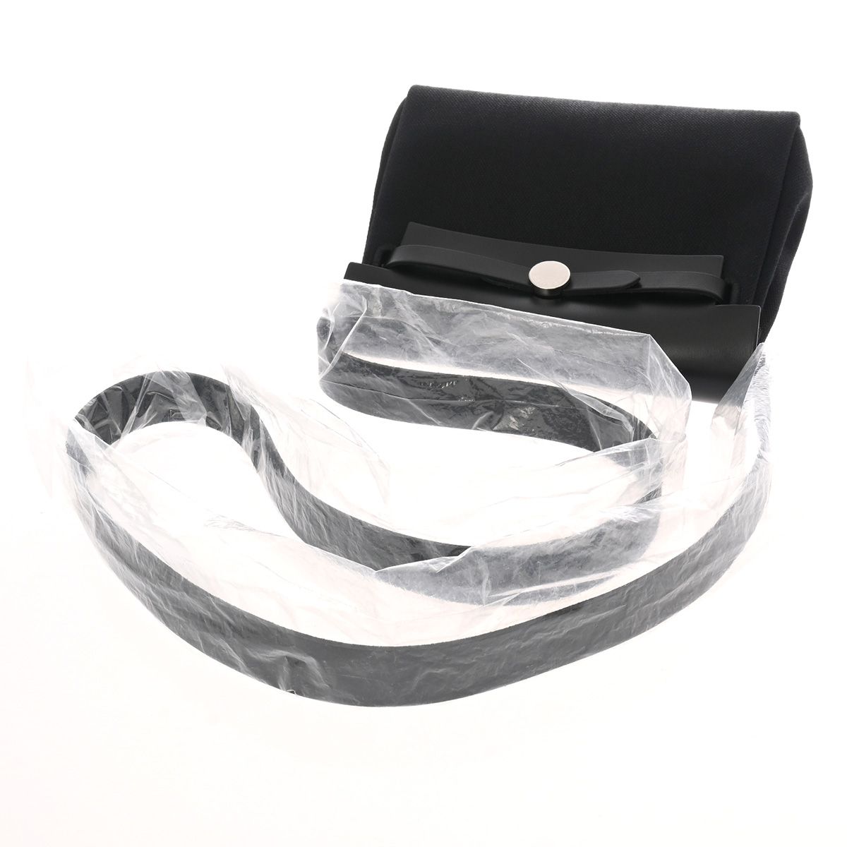 未使用 エルメス エールバッグ ジップ 20 ミニ 2WAY ブラック K刻印