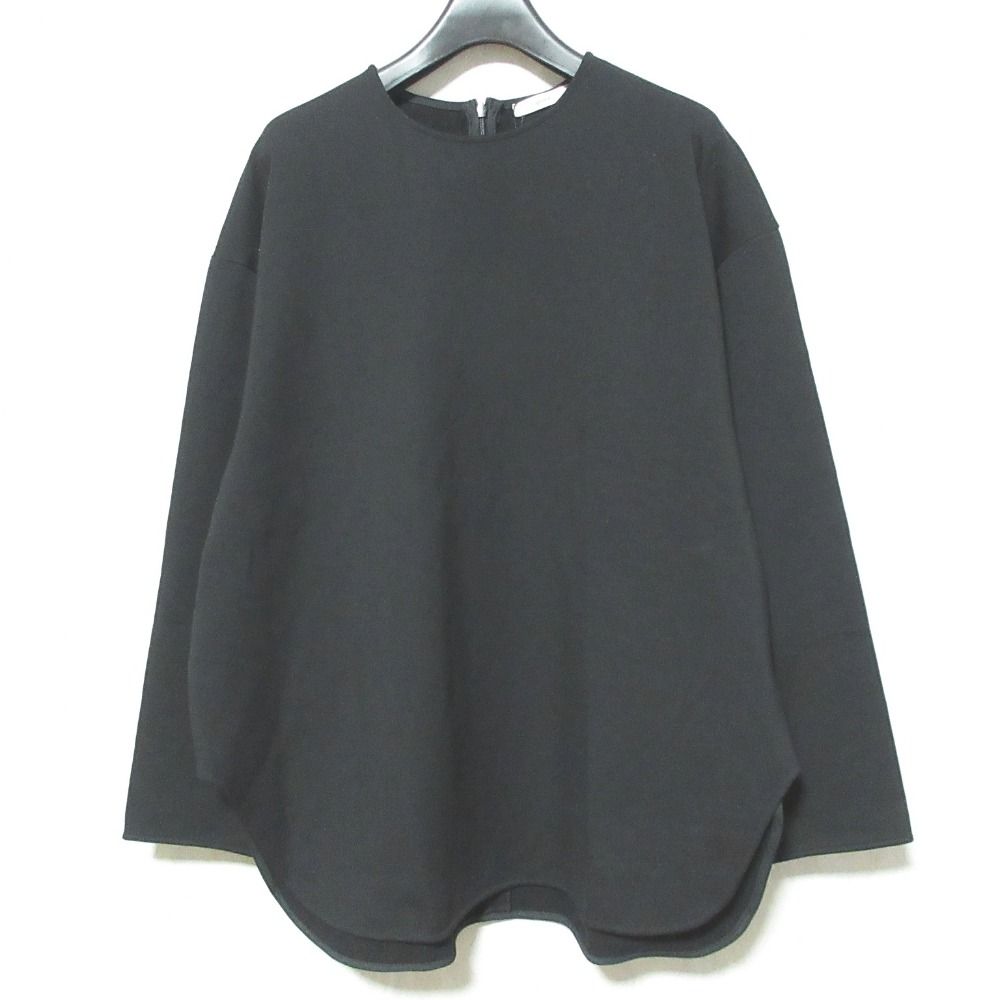 22 AW yori ヨリ ぬくぬくtee ブラウス プルオーバーカットソー YR 2211 139 サイズF ブラック レディース 古着