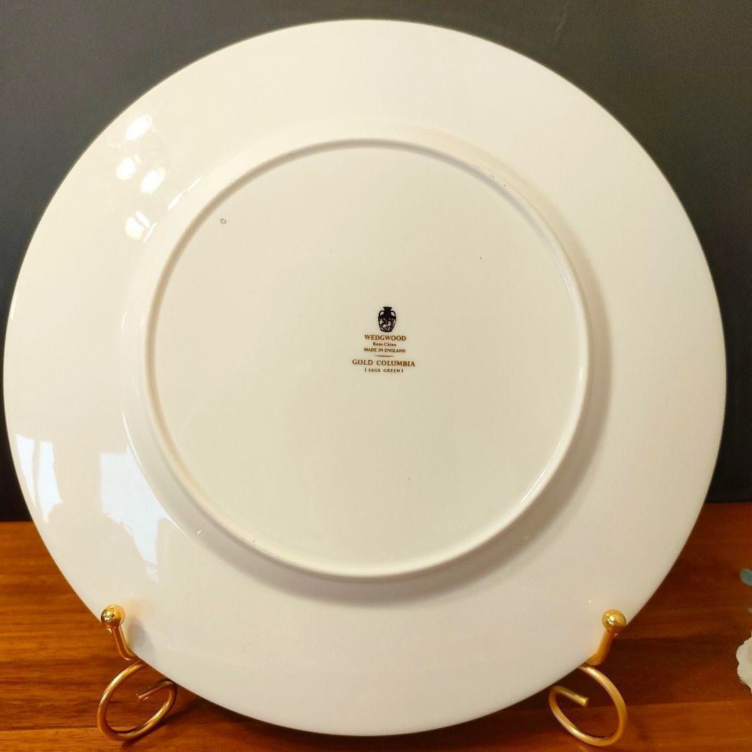 ウェッジウッド フロレンティーン ディナープレート セージグリーン 美