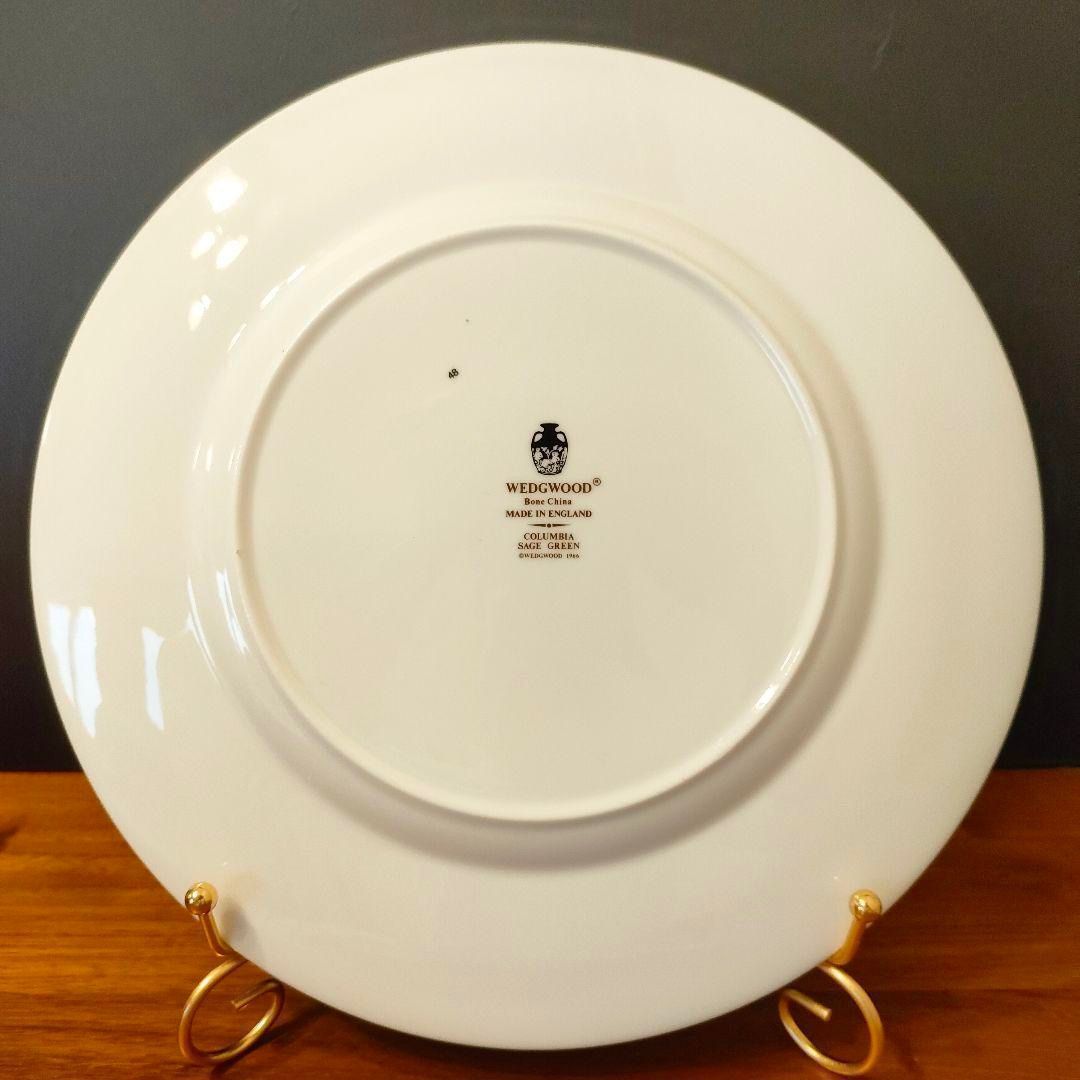 ウェッジウッド フロレンティーン ディナープレート セージグリーン 美