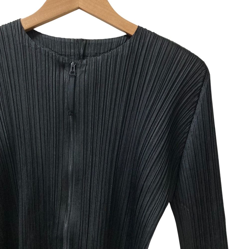 細見え！PLEATS PLEASE カーディガン　サイズ２　M〜L 未使用 25AW PLEATS PLEASE プリーツプリーズ イッセイミヤケ MONTHLY