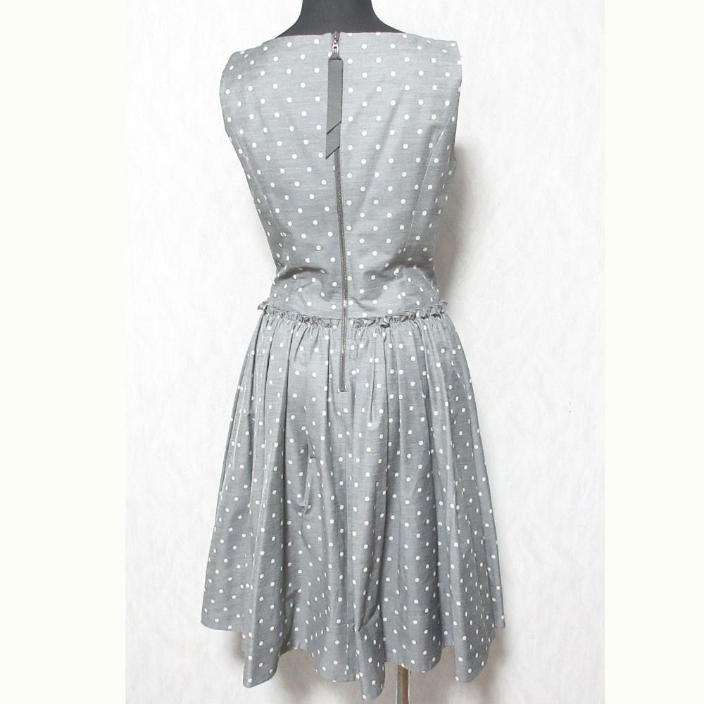 良品 FOXEY NEW YORK フォクシーニューヨーク ドットノースリーブ