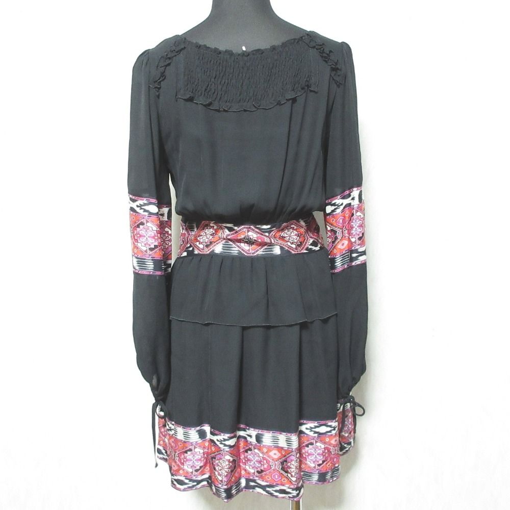 EMILIO PUCCI エミリオプッチ スクエアネック パフスリーブ シルク