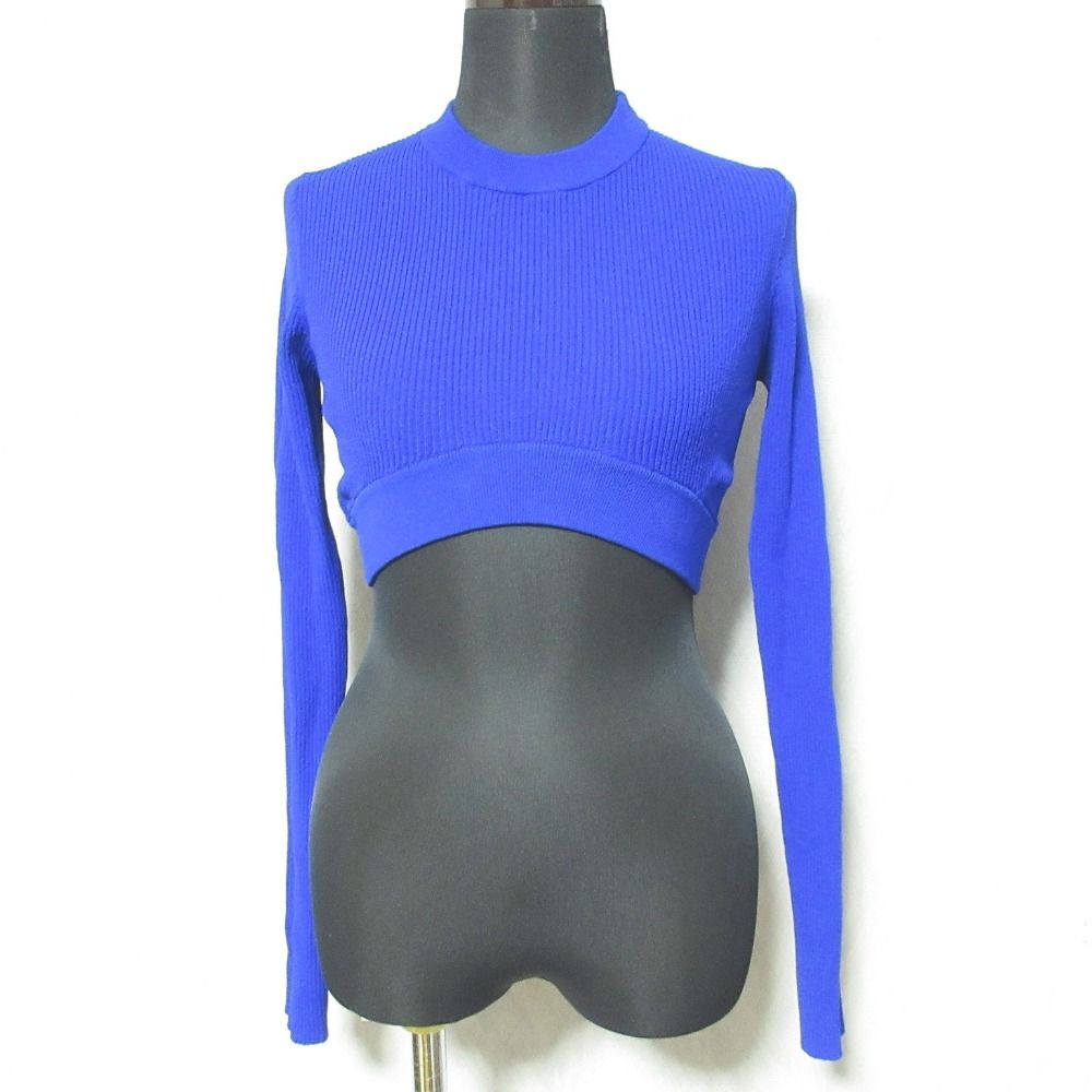 美品 25SS UN3D. アンスリード 2WAY BASIC KNIT TOP リブニット