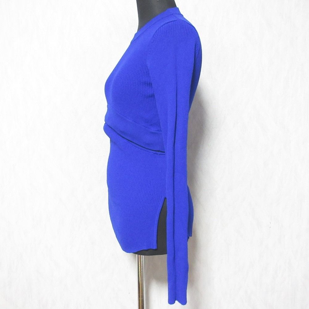 美品 25SS UN3D. アンスリード 2WAY BASIC KNIT TOP リブニット