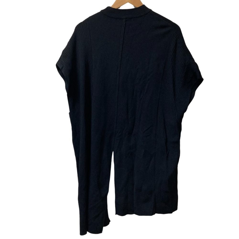 美品 24SS UN3D. アンスリード ビッグアシメベスト サイズF ブラック