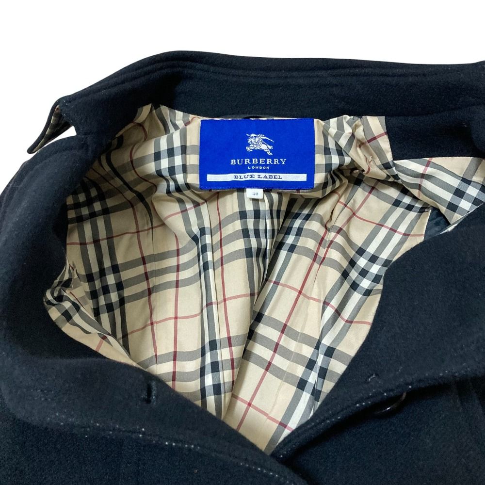 美品 BURBERRY BLUE LABEL バーバリーブルーレーベル 裏地ノバチェック