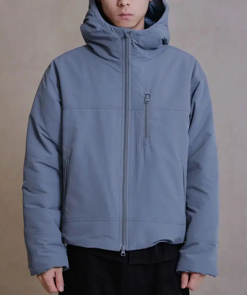 DIVE IN ダウン ブルー 0 LOOSED LIGHT PADDED JACKET