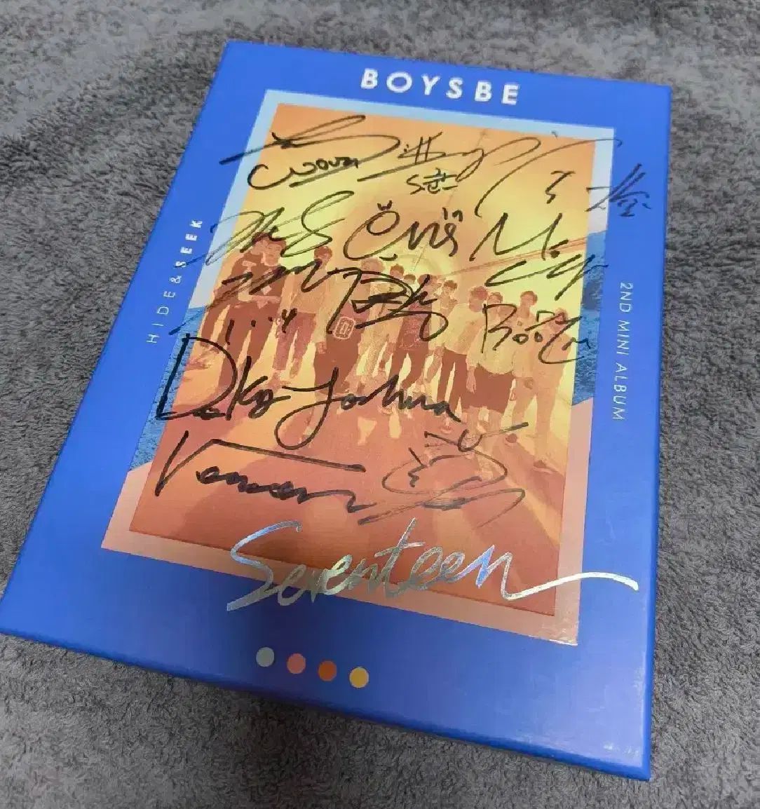 SEVENTEEN(セブンティーン・セブチ) サイン入り アルバム boys be