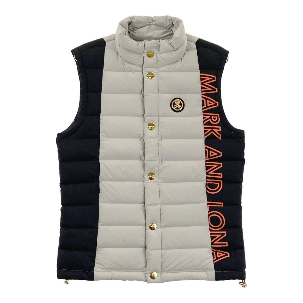サイズ 44 MARK-LONA マークアンドロナ ダウンベスト グレー系 ゴルフウェア メンズ ストスト