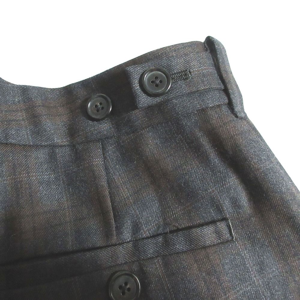 美品 22AW MARGARET HOWELL マーガレットハウエル PLAID WOOL LOVAT