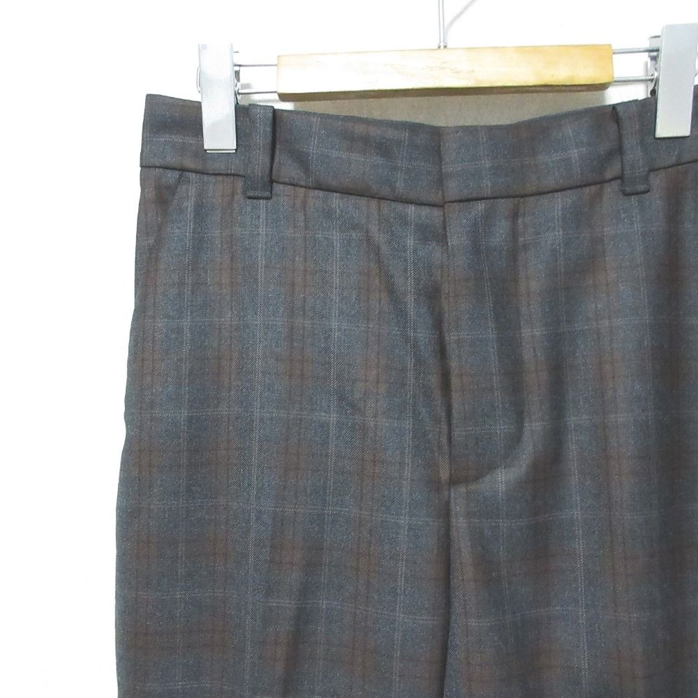 美品 22AW MARGARET HOWELL マーガレットハウエル PLAID WOOL LOVAT