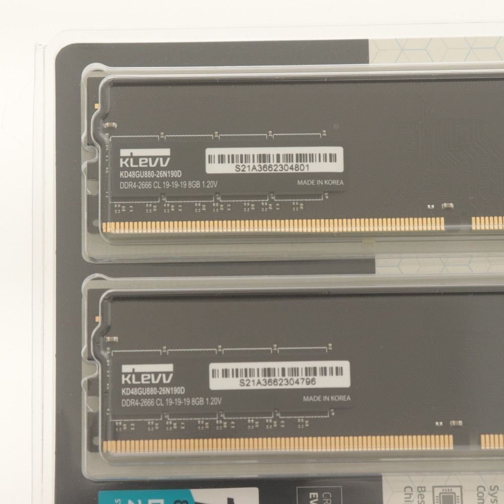 □ エッセンコア クレブ デスクトップ用メモリ DDR4 2666 8GB×2 16GB