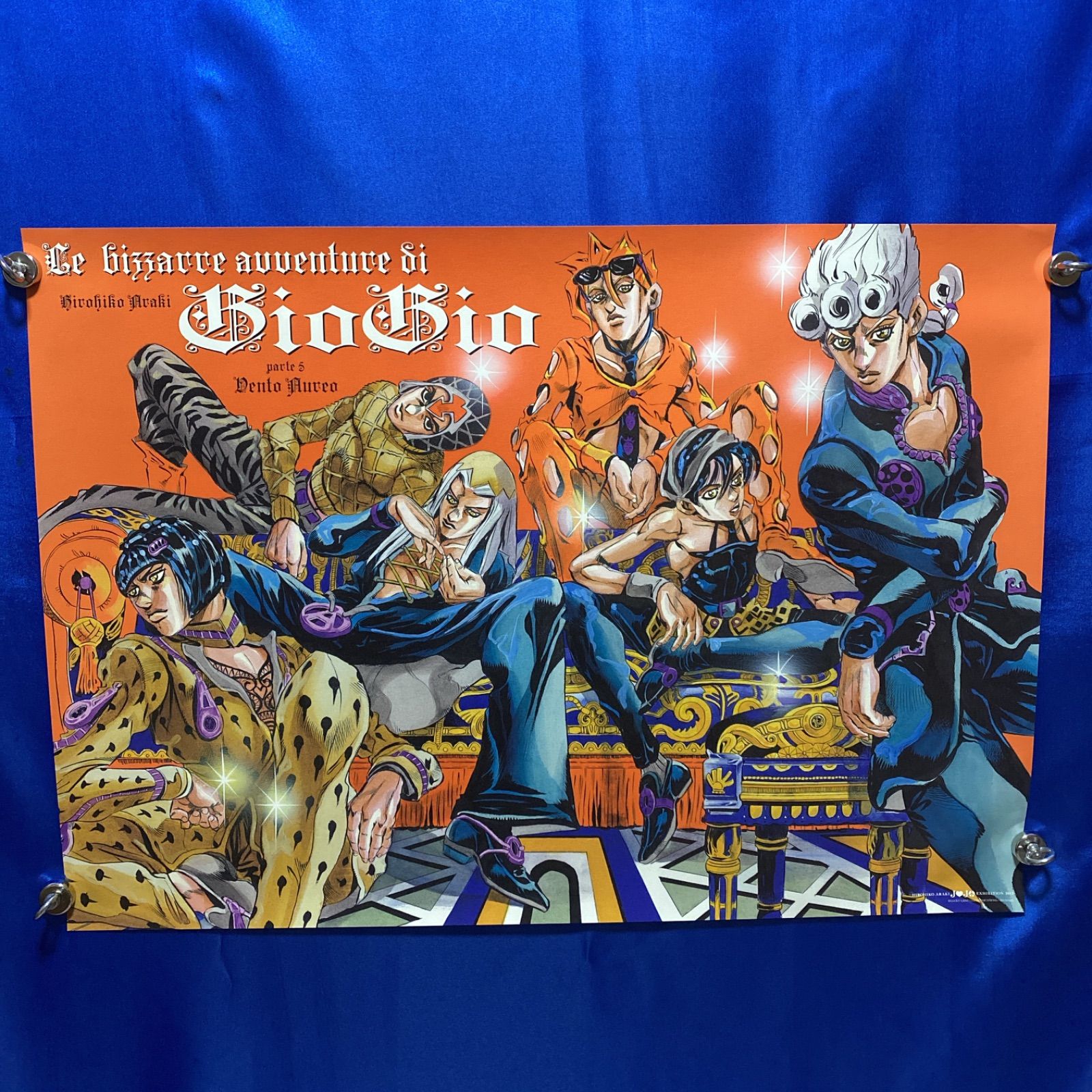 J*フ様 ジョジョの奇妙な冒険 第5部 ポスター ジョジョ展 ポスター 5部 J*F様 ジョジョ展限定☆ジョジョの奇妙