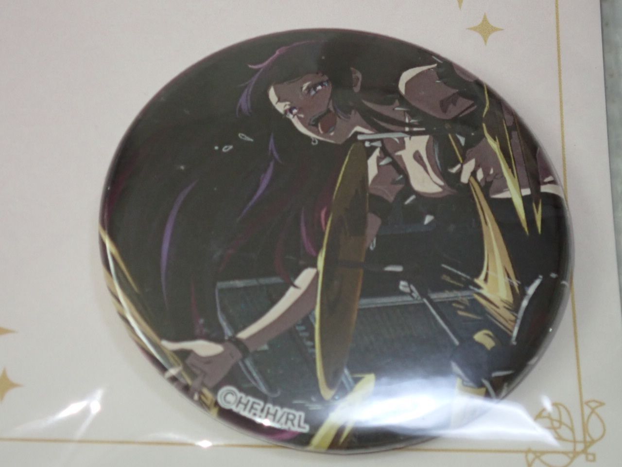 ロックは淑女の嗜みでして 缶バッジ 黒鉄音羽 5.5cm☆新品未開封