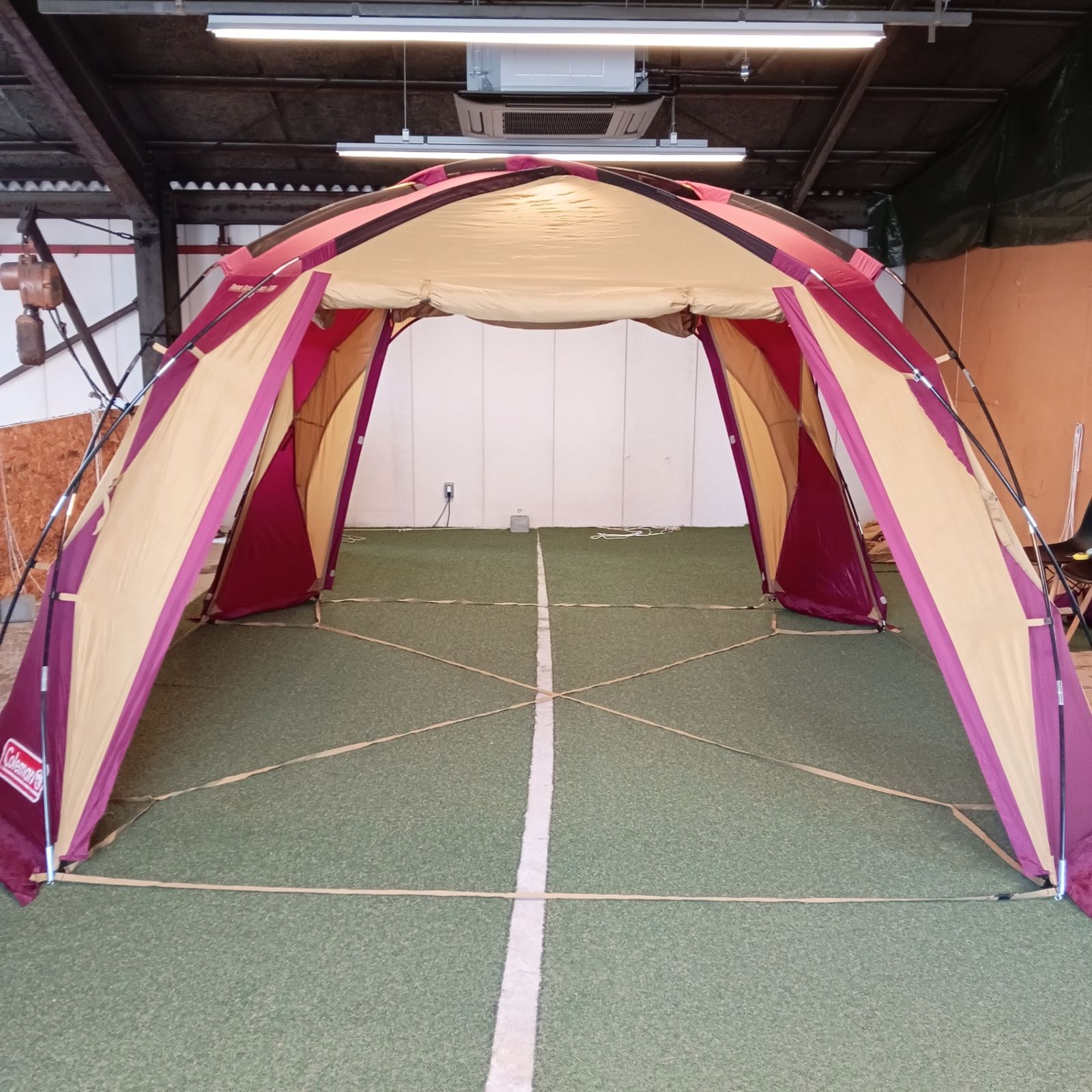 ◇Coleman(コールマン) ドームスクリーンタープ/380(バーガンディ